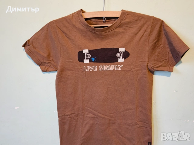 Тениска Patagonia Skate T-shirt S slim fit skateboard rap hip-hop sport skateboard snowboard, снимка 2 - Тениски - 53419034