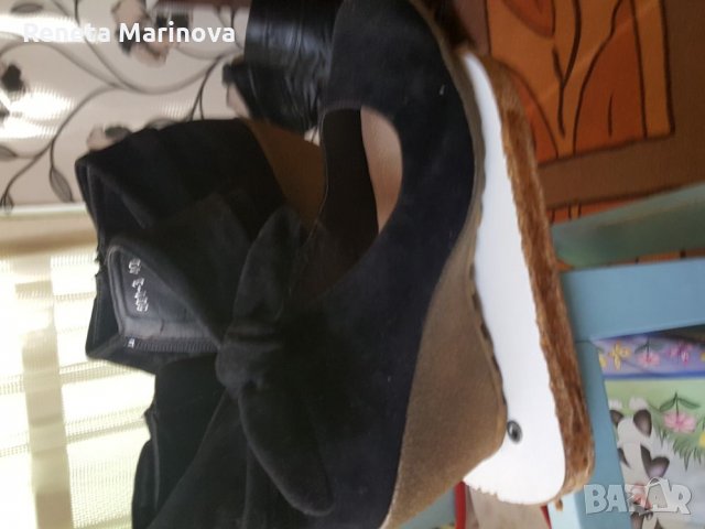 Велурени обувки , снимка 2 - Дамски ежедневни обувки - 27059997