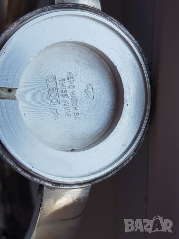 Масивен сребърен дамски швейцарски часовник HENO, снимка 7 - Дамски - 32367425