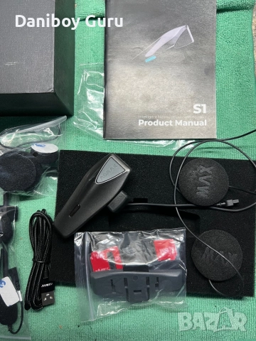 Asmax S1 Мотоциклет Bluetooth интерком с 3 режима на интерком, Mesh комуникация за 8, снимка 10 - Bluetooth слушалки - 52465468
