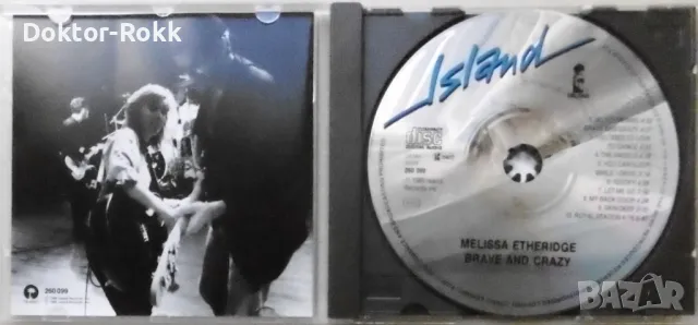 Melissa Etheridge ‎– Brave And Crazy [1989, CD], снимка 3 - CD дискове - 49030791