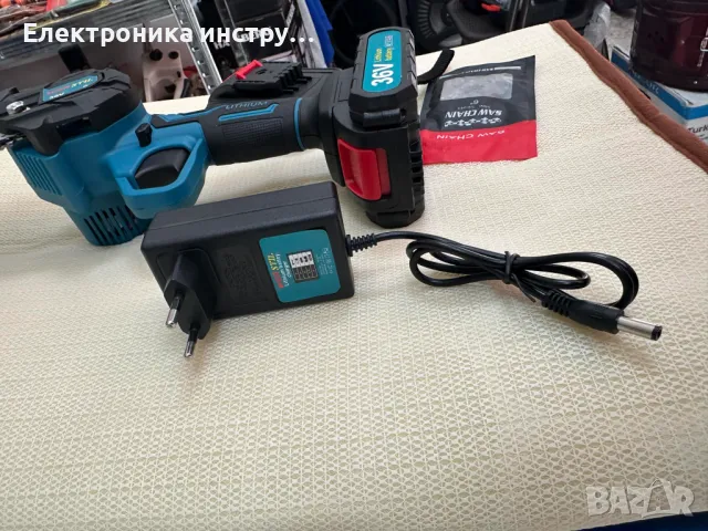 Акумулаторен Трион за Клони WERSTIL 36V 8Ah верижна резачка, снимка 3 - Други инструменти - 47570504