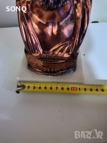 Страхотен Бронзов Бюст На Омир, снимка 11 - Антикварни и старинни предмети - 52634358