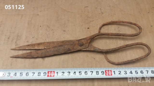 кована възрожденска абаджийска ножица , снимка 5 - Антикварни и старинни предмети - 53026200