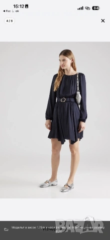 Дамска рокля с колан, снимка 4 - Рокли - 53284358