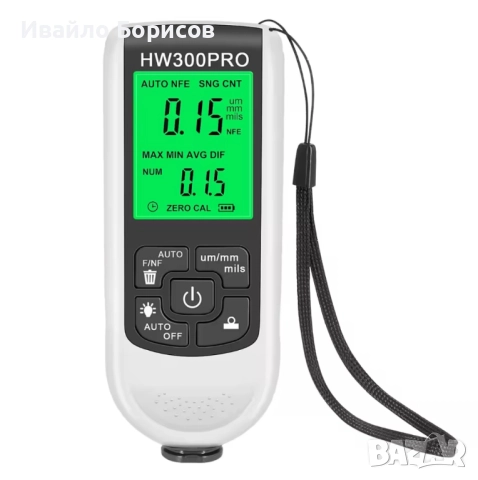 Уред за измерване дебелината на покритие от лак и бои /дебеломер/, снимка 4 - Индустриална техника - 52670345