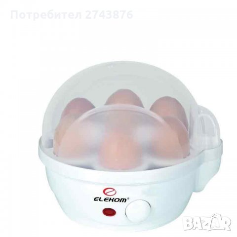 Автоматична яйцеварка за 7 яйца и звуков сигнал за изключване ELEKOM EK-109, снимка 1 - Уреди за готвене на пара - 32655421