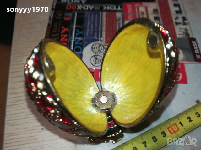 ФАБЕРЖЕ-ЯЙЦЕ МЕД/МЕСИНГ 3108251912, снимка 18 - Антикварни и старинни предмети - 51554498