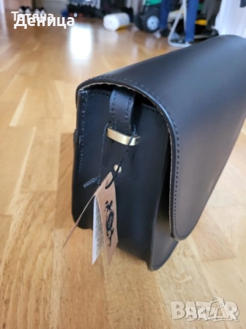 Кожена чанта Sid &Vain, снимка 5 - Чанти - 52137087