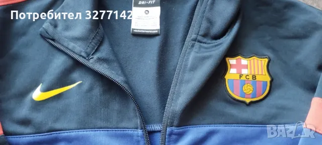 Оригинален суичър на Барселона -Nike, снимка 3 - Детски анцузи и суичери - 49372832