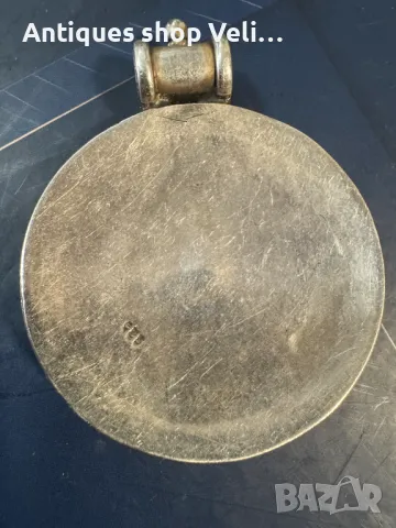 Сребърен медальон №6719 , снимка 3 - Колиета, медальони, синджири - 49729108