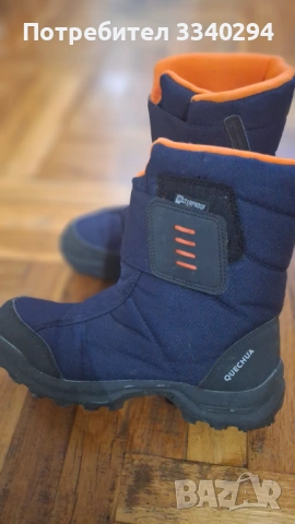 Детски непромокаеми ботуши QUECHUA, размер 37