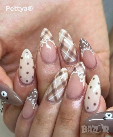 Изкуствени нокти 30бр. №17