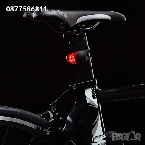 НОВ LED ФАР/СТОП ЗА КОЛЕЛО ТРОТИНЕТКА. ЛЕД STOP СВЕТЛИНА/ФАРЧЕ ЗА ВЕЛОСИПЕД ФАРЧЕ ЗА ВЕЛОСИПЕД +, снимка 5 - Аксесоари за велосипеди - 51631991