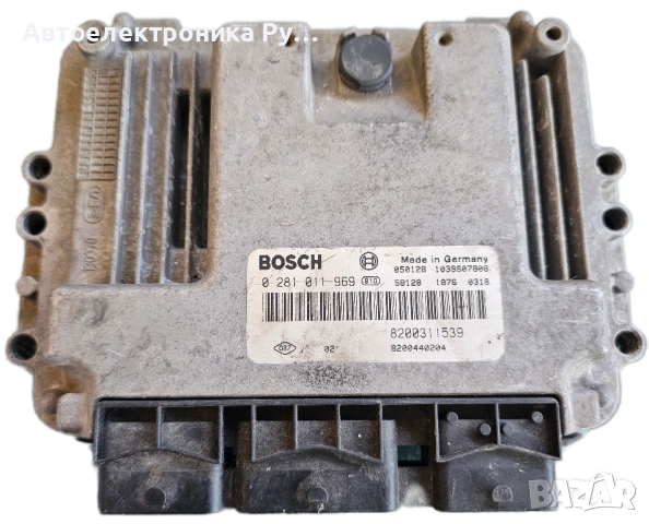ЕБУ НА ДВИГАТЕЛЯ RENAULT LAGUNA 1.9 DCI BOSCH 0281011969, 0 281 011 969, 8200311539, 8200440204 