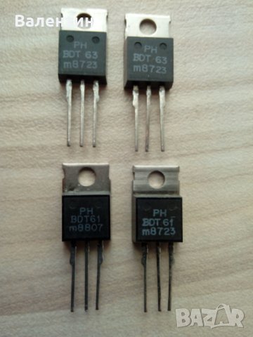 BDT61 -Дарлингтон мощен n-p-n транзистор - Philips, снимка 1 - Друга електроника - 20902466