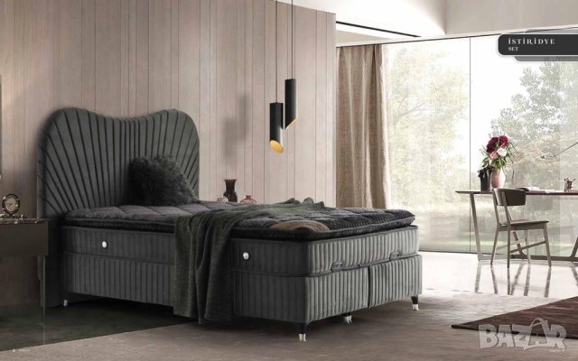 Тапицирани легла с матрак 1500лв , снимка 17 - Спални и легла - 41778205