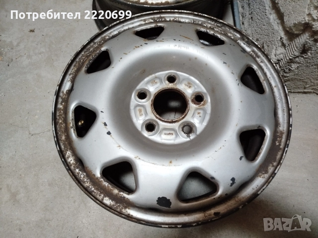 Оригинални железни джанти за хонда CR-V и Accord 15", 5 x 114.3 mm, 6JJ x 15, 64.1mm, ET-50., снимка 4 - Гуми и джанти - 51713918