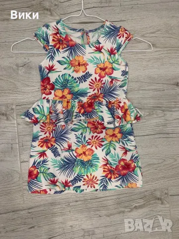 Детска рокля 4-5г ръст 110см, снимка 2 - Детски рокли и поли - 49600901