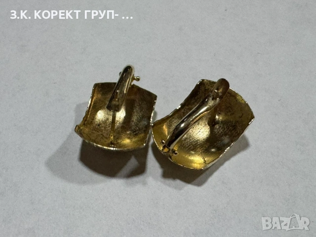 Златни дамски обеци 14К, снимка 5 - Обеци - 53023590