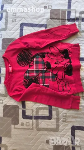 Коледен комплект Disney и подарък рокля с дълъг ръкав размер 128-134 , снимка 3 - Детски комплекти - 47866045