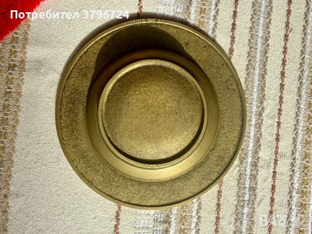 Винтидж месингов пепелник / декоративна купа с китайски зодиакални животни, снимка 2 - Антикварни и старинни предмети - 53602635