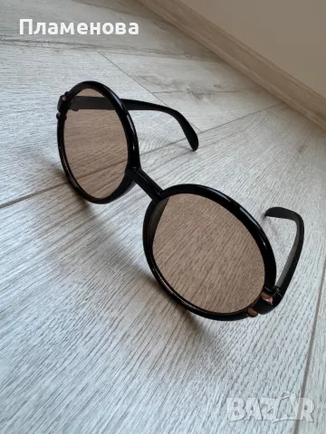 Дамски кафеви кръгли очила , снимка 7 - Слънчеви и диоптрични очила - 49358052