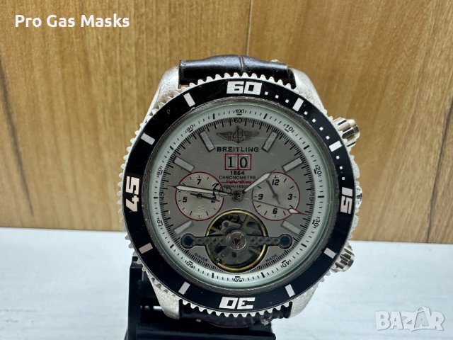 Часовник Breitling Автоматичен Chronometre Super Ocean Modified Неръждаема стомана Минерлно стъкло К, снимка 8 - Мъжки - 44025659