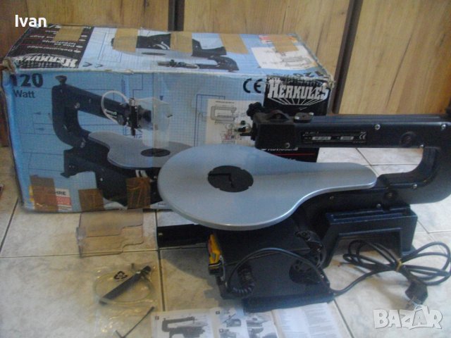 Нов Немски Профи Контурен Трион-Пълен Комплект-HERKULES DS405/1E-120W-127 mm, снимка 8 - Други инструменти - 40143764