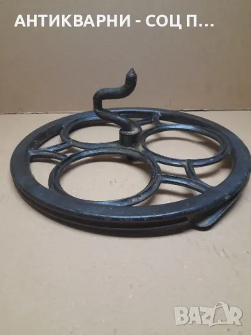 Старо Метално Колело От Шевна Машина., снимка 2 - Антикварни и старинни предмети - 48132374