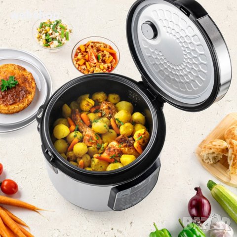 Mултикукър Mюлер MULTICOOKER MUHLER 5L , 45 програми , отложен старт, , снимка 1 - Мултикукъри - 43475390