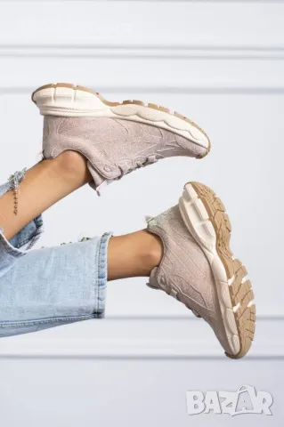 Нова колекция дамски сиви обувки❄️, снимка 2 - Маратонки - 48009312