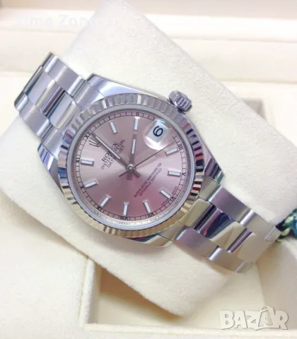 Rolex Datejust 36mm Steel Pink Dial Automatic Дамски Различни Варианти, снимка 3 - Дамски - 48183173