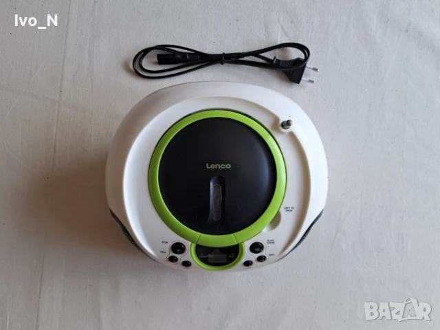 Lenco SCD-38  / FM радио / CD/ MP3/ AUX., снимка 8 - Радиокасетофони, транзистори - 51228949