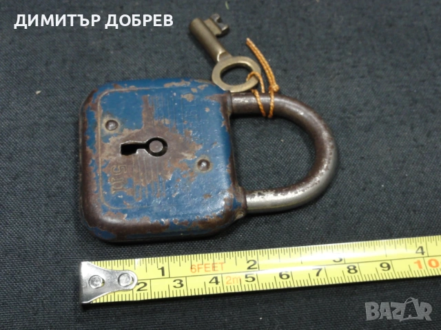 СТАР РЕТРО КАТИНАР С КЛЮЧ, снимка 4 - Антикварни и старинни предмети - 53022549