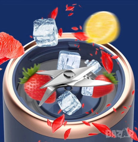 Мини блендер подходящ за различни сокове и смутита, снимка 2 - Друга електроника - 52038166