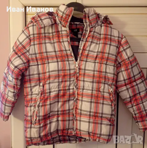 Детско зимно яке Н&М - размер 122, снимка 2 - Детски якета и елеци - 47481094