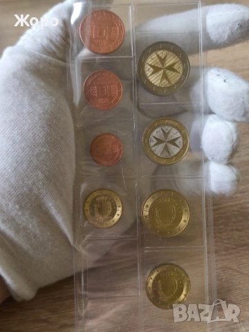 Евро Сет монети Малта 2008 година , снимка 2 - Нумизматика и бонистика - 53387332