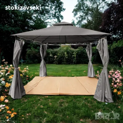 Шатра MUHLER  – Просторна, стабилна и стилна защита за вашето открито пространство, снимка 1