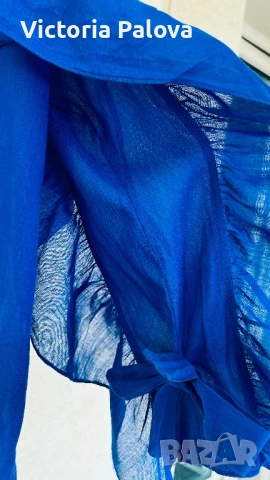 Блуза/риза от рами ( 56%) ZARA COLLECTION , снимка 9 - Ризи - 51045891