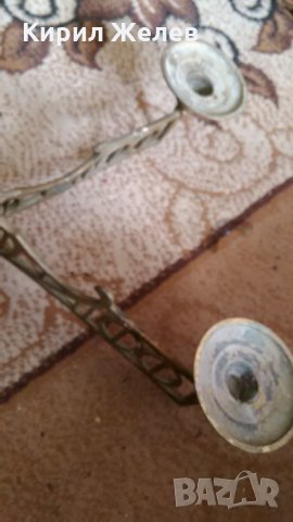 Свещник стар бронз 21606, снимка 6 - Декорация за дома - 32334170