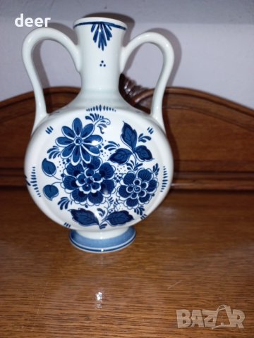 Порцеланова  ваза от Холандия, снимка 5 - Вази - 43229824