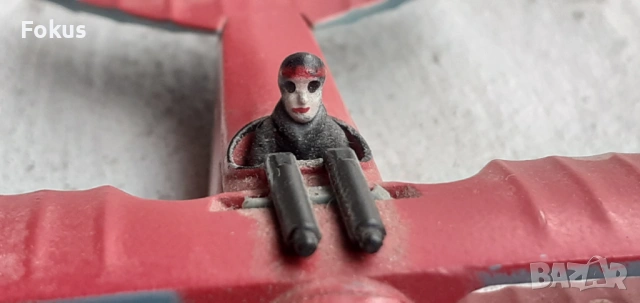 Малко колекционерско метално самолетче играчка, снимка 5 - Антикварни и старинни предмети - 53335815