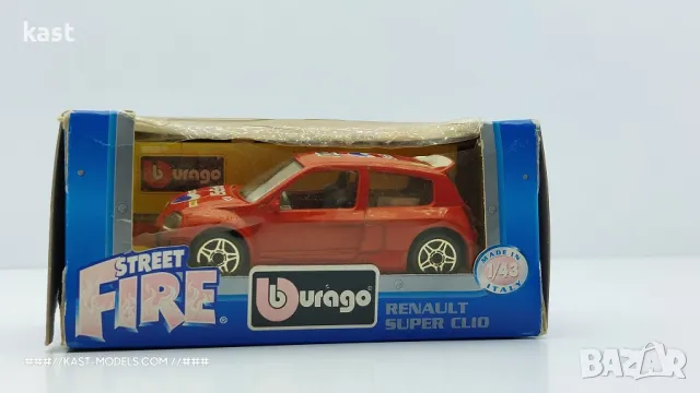 KAST-Models Умален модел на Renault Clio TROPHY Bburago 1/43, снимка 7 - Колекции - 47398070