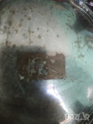 посребрена метална кана арт деко, снимка 4 - Други ценни предмети - 38483274