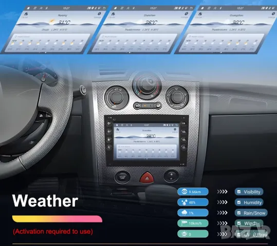 Мултимедия, Двоен дин, за Renault Megane 2, Навигация, плеър, Android, Рено Меган 2, снимка 6 - Аксесоари и консумативи - 50207255