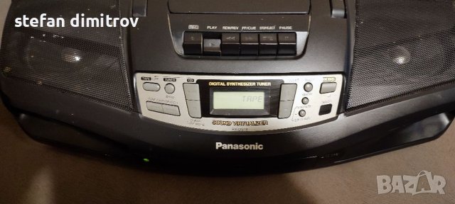 Panasonic RX-DS18 Sound Virtualizer XBS AM/FM/CD/Tape Stereo Boom Box, снимка 12 - Радиокасетофони, транзистори - 37346030