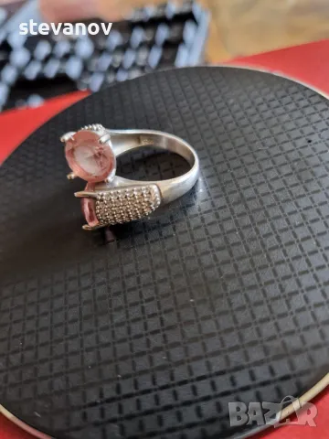 дамски сребърен пръстен, снимка 2 - Пръстени - 50281044