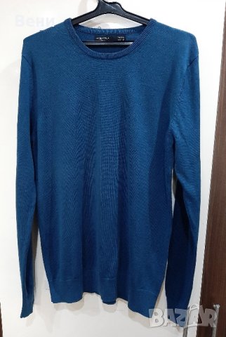 Мъжки пуловер фино плетиво, снимка 1 - Пуловери - 43295038