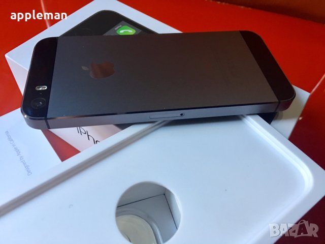 Apple iPhone 5S 16Gb Space Gray Фабрично отключен Айфон телефон, снимка 5 - Apple iPhone - 27591226